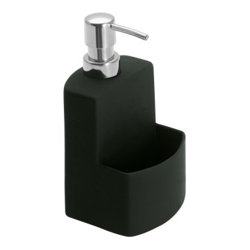 WENKO 3620117800 - Dispensador de sabão FESTIVAL 10x18 cm preto