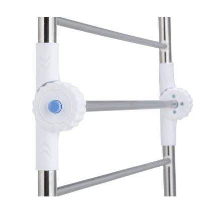 WENKO 3772020100 - Varal PROFI 65x150 cm aço inoxidável/prateado/branco