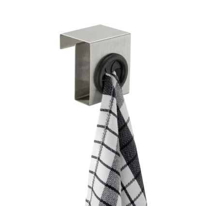 WENKO 4368060100 - Gancho PUSH 5x6 cm prateado/preto