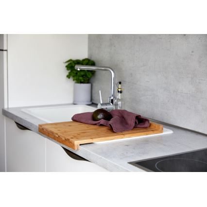 WENKO 53033100 - Tábua de cortar 45x35 cm castanha