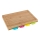 WENKO 53064100 - Tábua de cortar 32,5 x 22,5 cm castanha/multicolorida