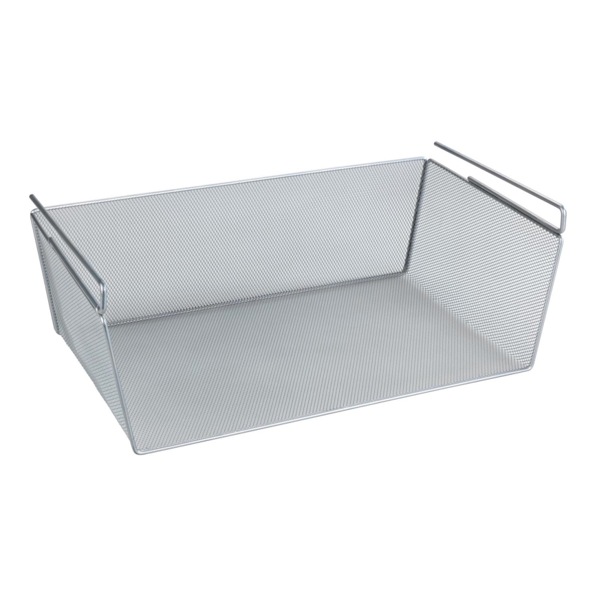 WENKO 53143100 - Cesto 49x28 cm prateado