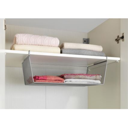 WENKO 53143100 - Cesto 49x28 cm prateado