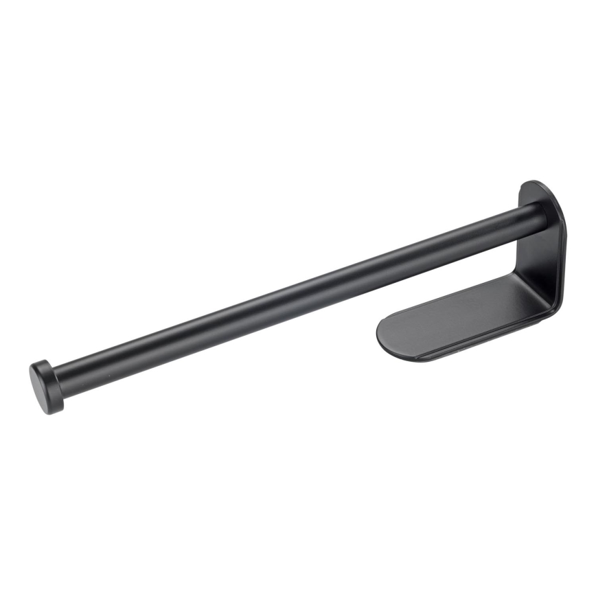 WENKO 53214100 - Suporte para rolo NIO 27,5x7 cm preto