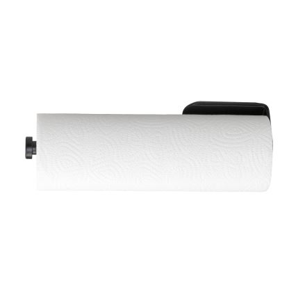 WENKO 53214100 - Suporte para rolo NIO 27,5x7 cm preto