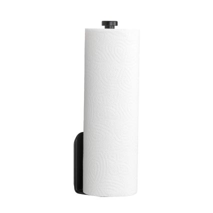 WENKO 53214100 - Suporte para rolo NIO 27,5x7 cm preto
