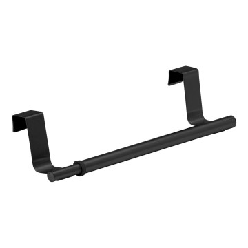 WENKO 53246100 - Suporte para toalhas 7x6 cm aço inoxidável/preto