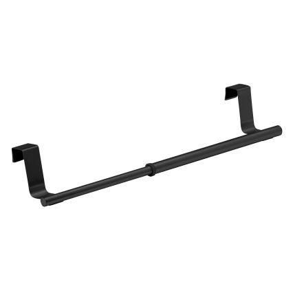 WENKO 53246100 - Suporte para toalhas 7x6 cm aço inoxidável/preto