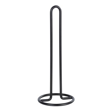 WENKO 53256100 - Suporte para toalhas de cozinha 12,5x32,5 cm, preto