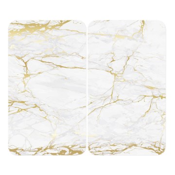 WENKO 53901100 - Tampa para fogão 30x52 cm branco/cinza/transparente