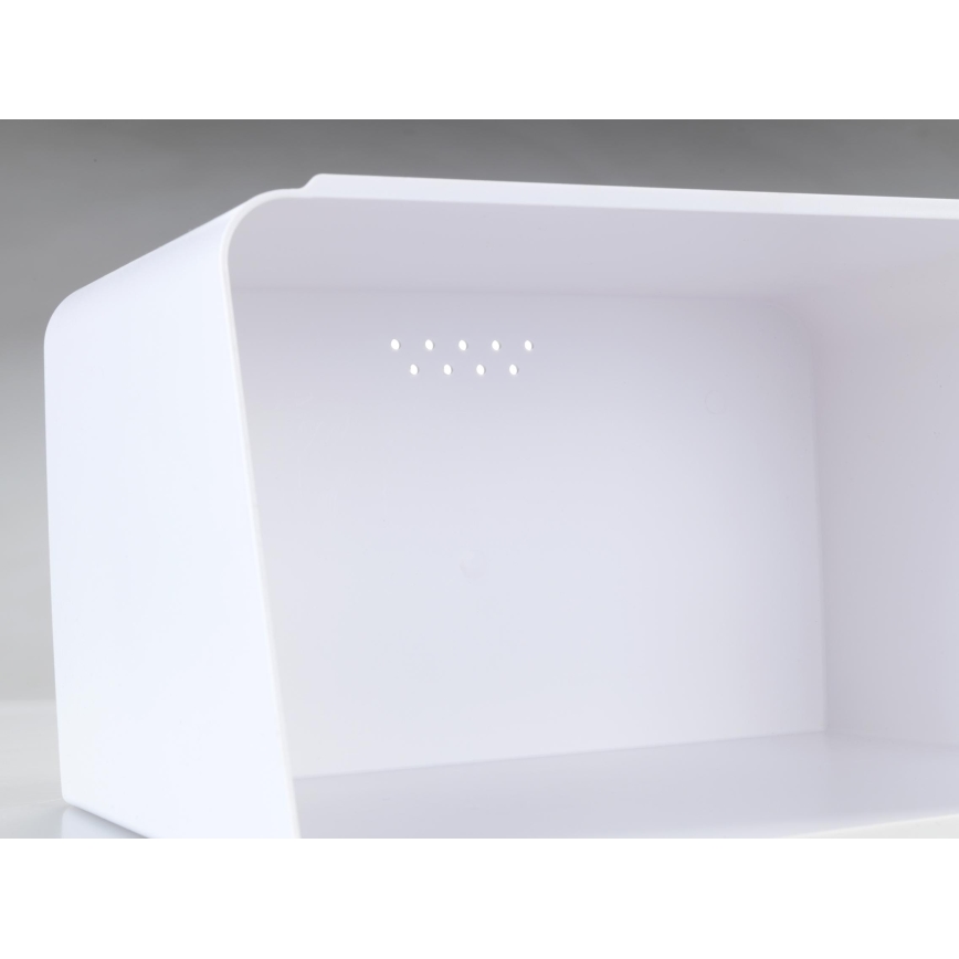 WENKO 54099100 - Caixa para pão KUBO 35x26,5 cm branco/marrom