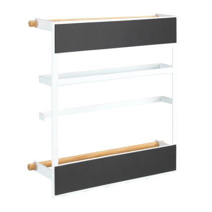 WENKO 54113100 - Organizador MAGNA 33x34 cm branco/castanho/preto