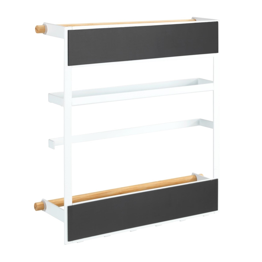 WENKO 54113100 - Organizador MAGNA 33x34 cm branco/castanho/preto