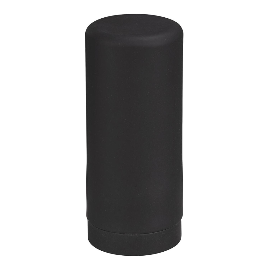 WENKO 54675100 - Dispensador de sabão EASY SQUEEZ-E 6x14 cm preto