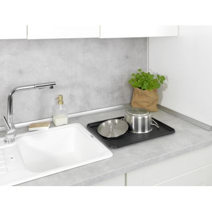 WENKO 54798100 - Escorredor de louça AMY 42,5 x 31,5 cm preto