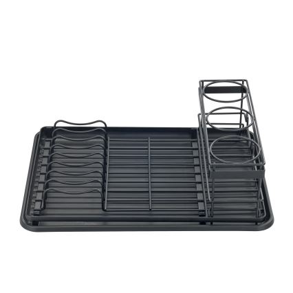 WENKO 54798100 - Escorredor de louça AMY 42,5 x 31,5 cm preto