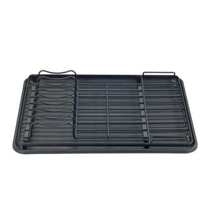 WENKO 54798100 - Escorredor de louça AMY 42,5 x 31,5 cm preto