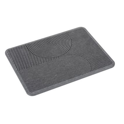 WENKO 54955100 - Tapete de secagem DAMON 40x30 cm diatomita/cinzento