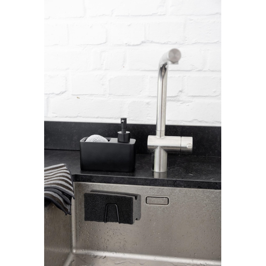 WENKO 55071100 - Suporte BLACK OUTDOOR KITCHEN 5x5 cm inox/preto