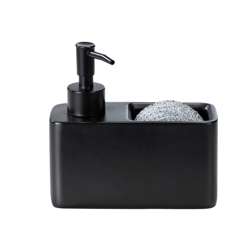 WENKO 55076100 - Dispensador de sabão BLACK OUTDOOR KITCHEN 14,5x14,3 cm preto