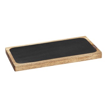 WENKO 55103100 - Tábua de cortar BLACK OUTDOOR KITCHEN 30 x 15 cm castanho/cinza