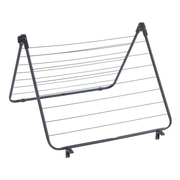 WENKO 63003100 - Estendal para roupa CHAMPION 65x114 cm, preto