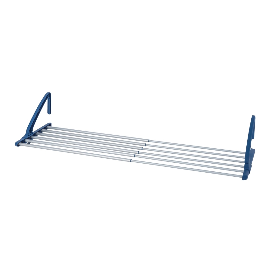 WENKO 63005800 - Estendal de roupa 37,5x21 cm aço inoxidável/prateado/azul