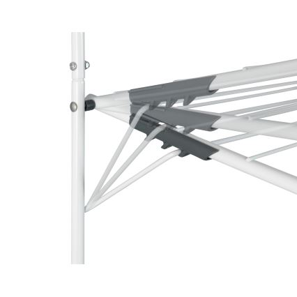 WENKO 63010800 - Estendal de roupa 51x142 cm branco/cinzento