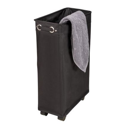 WENKO 69737800 - Cesto para roupa CORNO 18,5x60 cm preto
