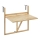 WENKO 69806800 - Mesa WAIKIKI 64x65 cm branca/castanha