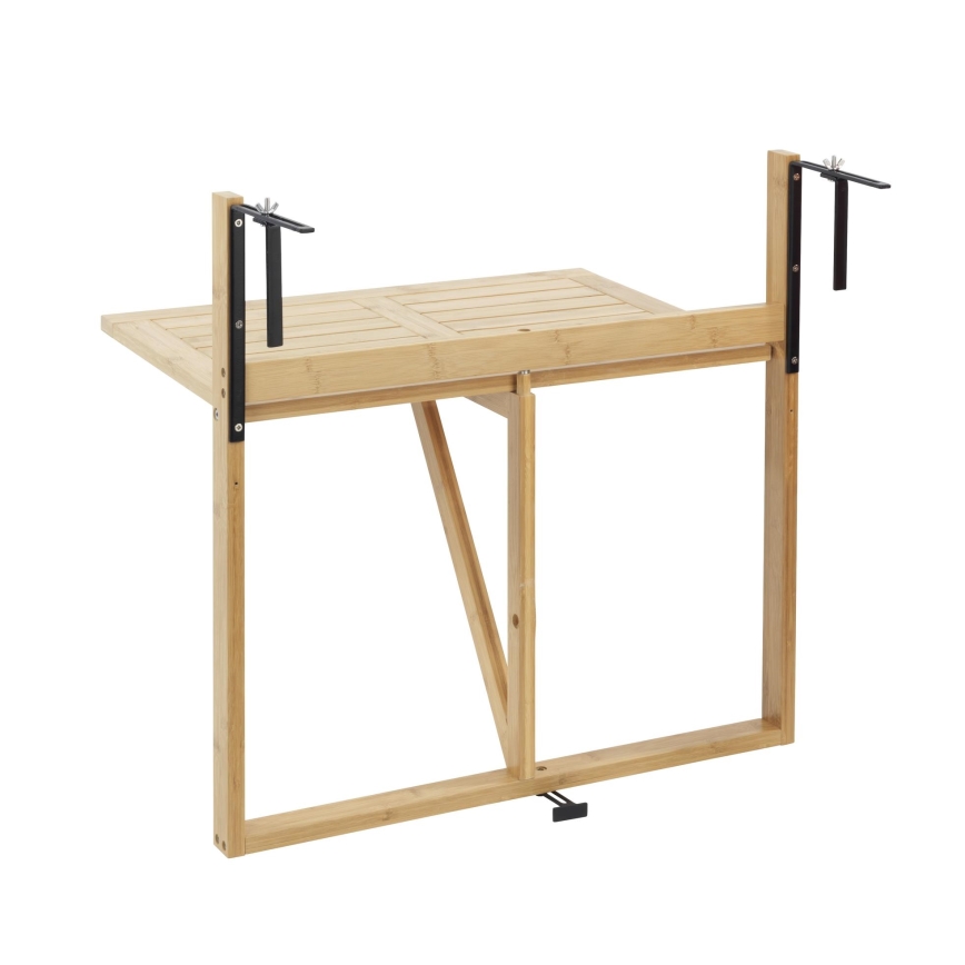 WENKO 69806800 - Mesa WAIKIKI 64x65 cm branca/castanha