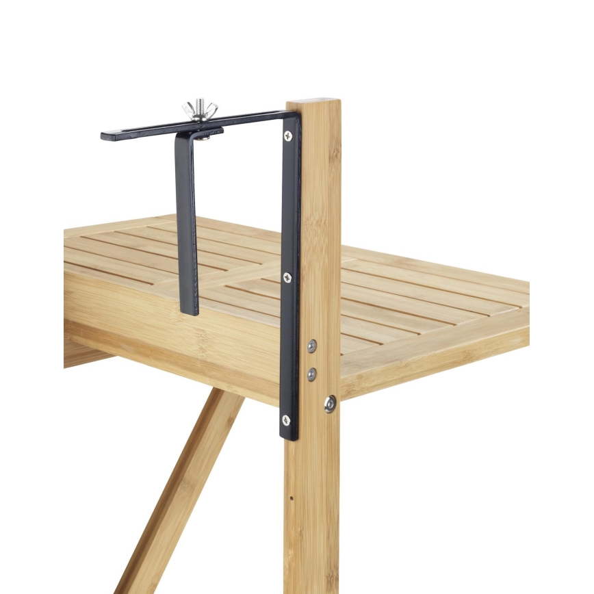 WENKO 69806800 - Mesa WAIKIKI 64x65 cm branca/castanha