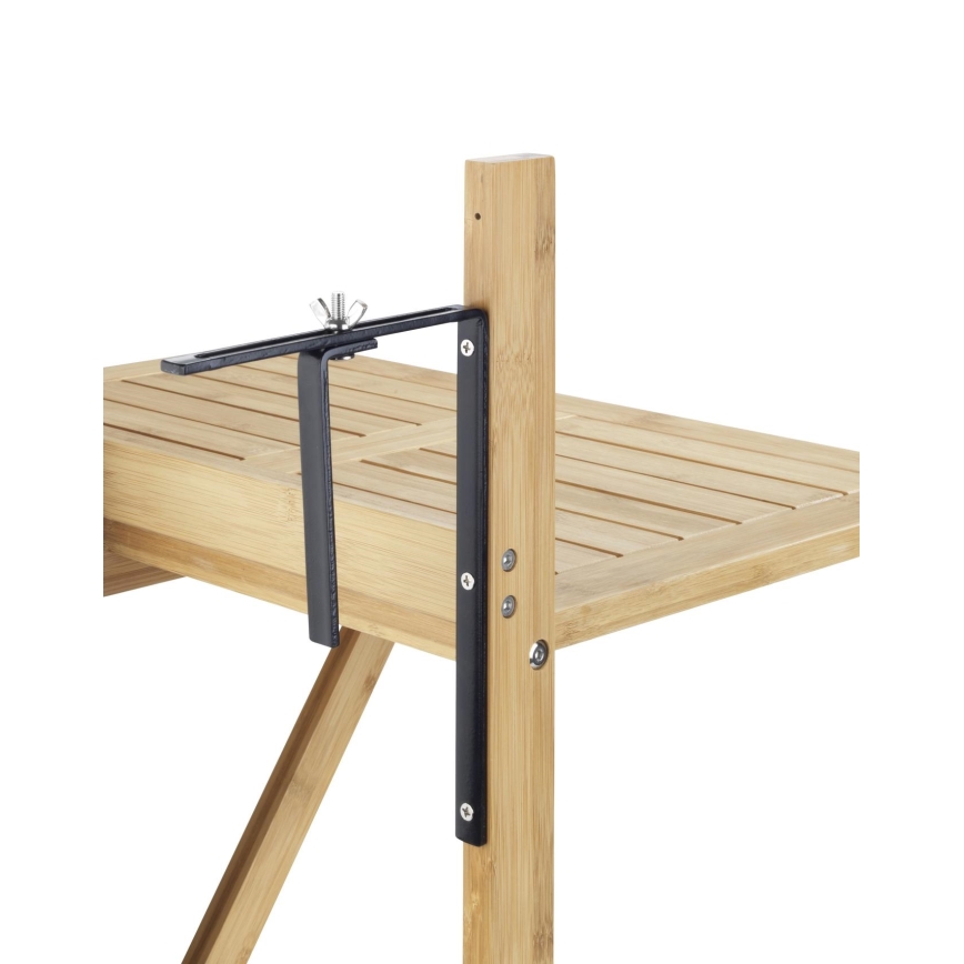 WENKO 69806800 - Mesa WAIKIKI 64x65 cm branca/castanha