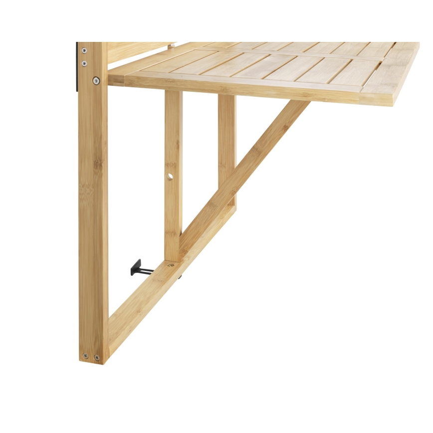 WENKO 69806800 - Mesa WAIKIKI 64x65 cm branca/castanha