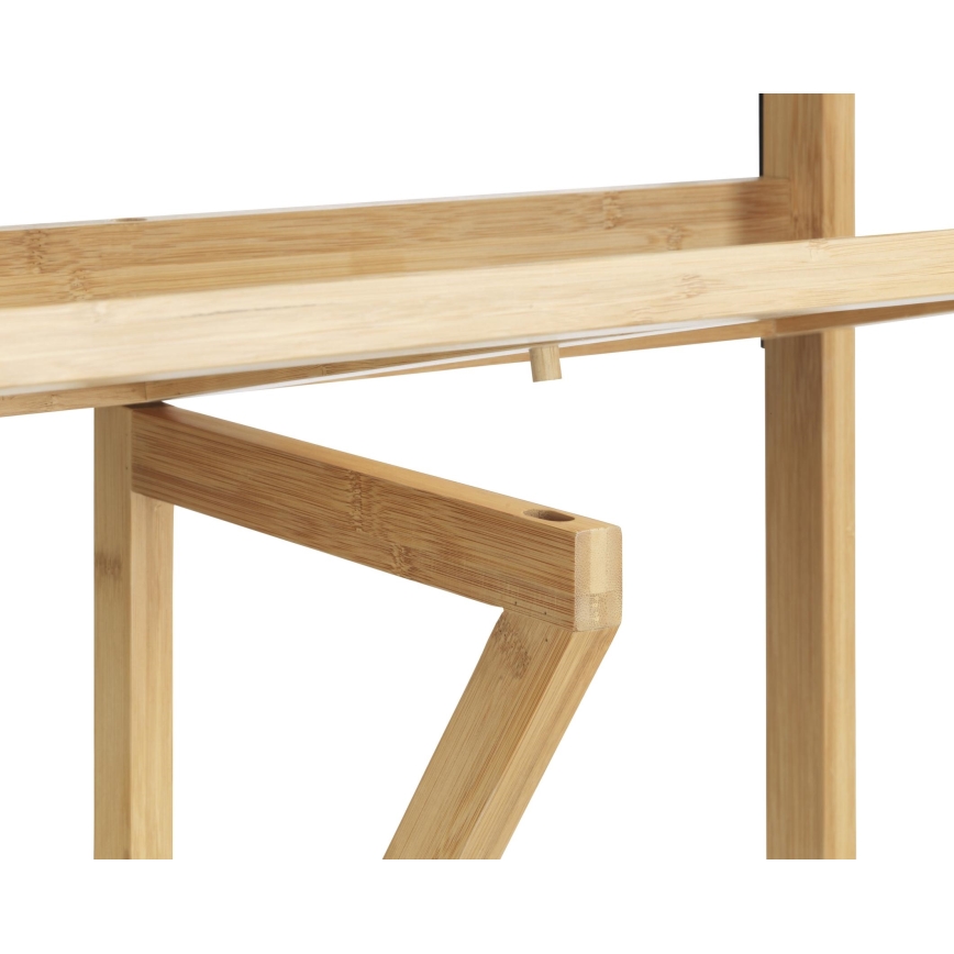 WENKO 69806800 - Mesa WAIKIKI 64x65 cm branca/castanha