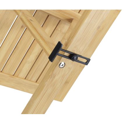 WENKO 69806800 - Mesa WAIKIKI 64x65 cm branca/castanha
