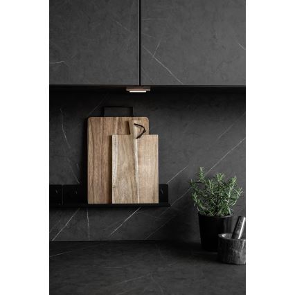 WENKO 71146800 - Frascos para especiarias JET 40x7,5 cm pretos