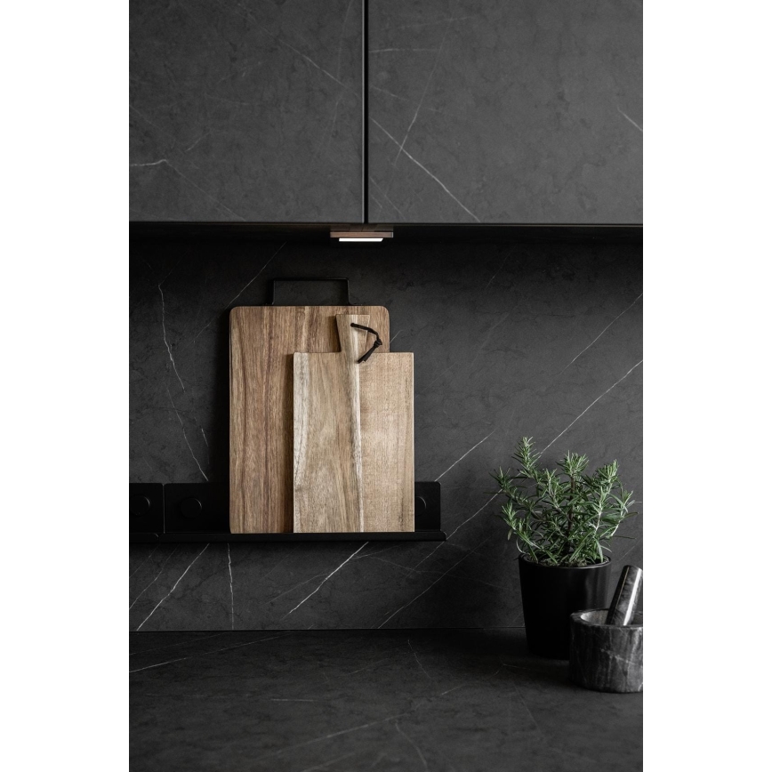 WENKO 71146800 - Frascos para especiarias JET 40x7,5 cm pretos