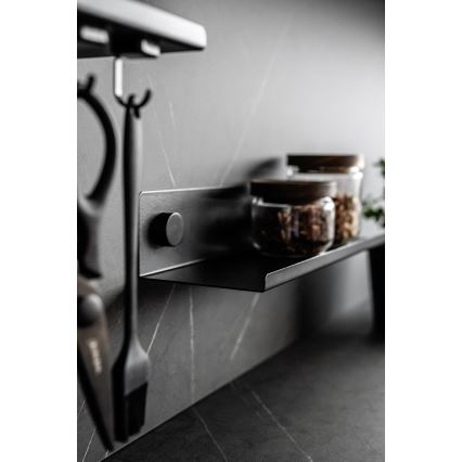 WENKO 71147800 - Prateleira JET 25x7,5 cm preta