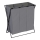 WENKO 71297800 - Cesto para roupa TRIO 69x76 cm cinzento/preto