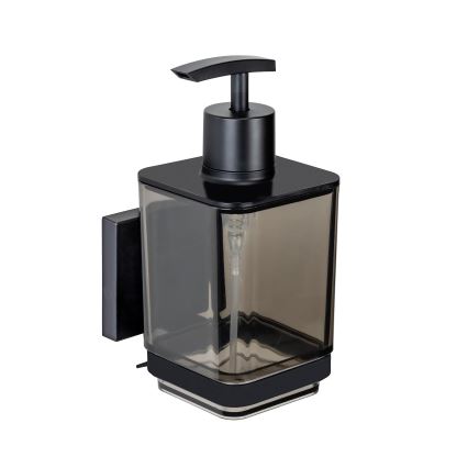 WENKO 71444800 - Dispensador de sabão VACUUM-LOC QUADRO ED 7,5x16 cm preto