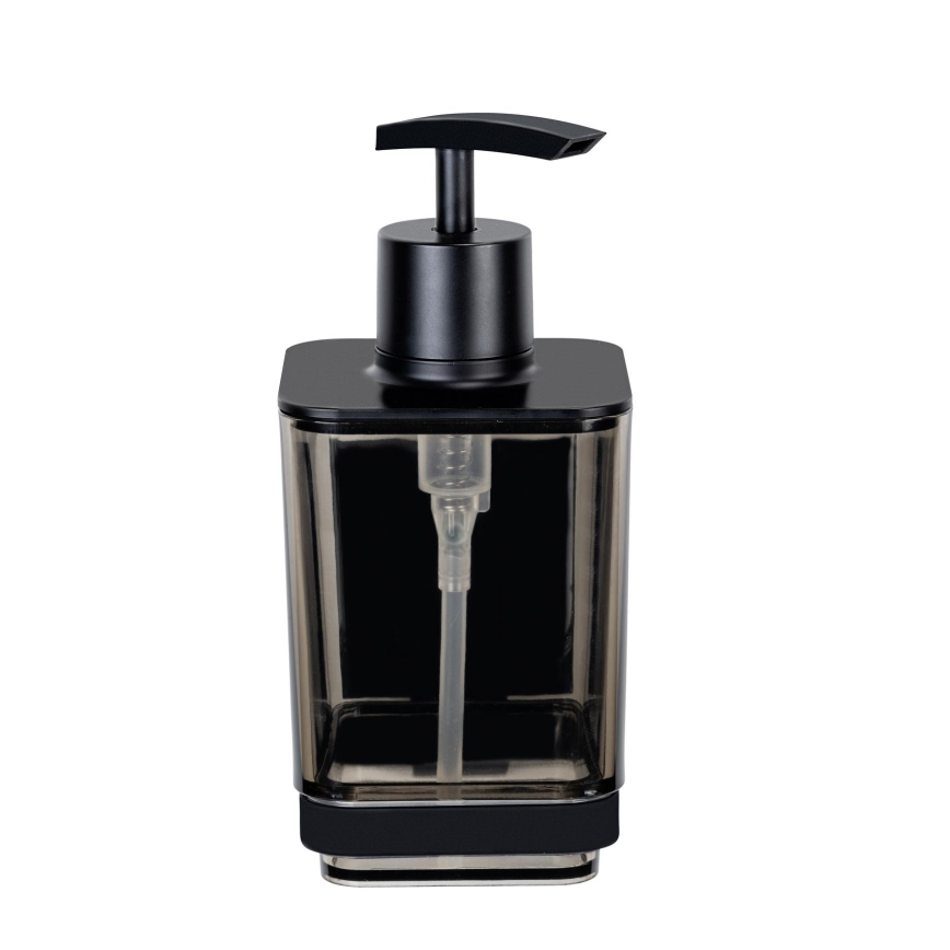 WENKO 71444800 - Dispensador de sabão VACUUM-LOC QUADRO ED 7,5x16 cm preto