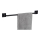 WENKO 71445800 - Barra para toalhas VACUUM-LOC QUADRO ED 60,5x6 cm preta