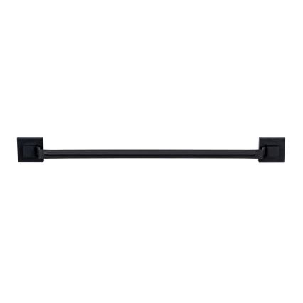 WENKO 71445800 - Barra para toalhas VACUUM-LOC QUADRO ED 60,5x6 cm preta