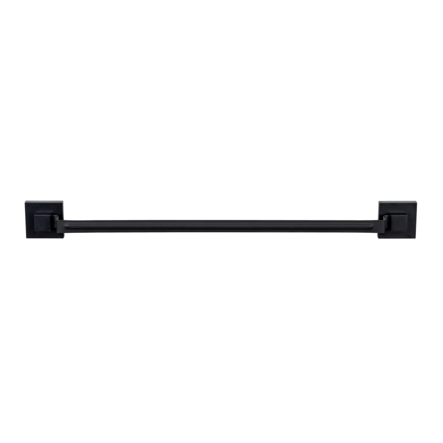 WENKO 71445800 - Barra para toalhas VACUUM-LOC QUADRO ED 60,5x6 cm preta