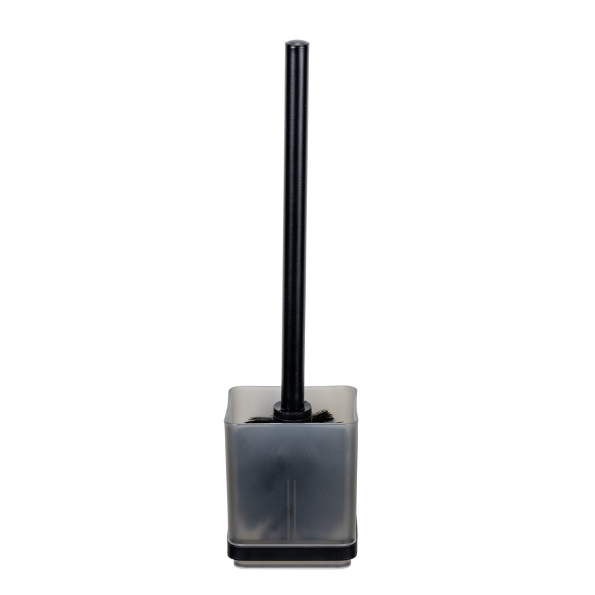 WENKO 71450800 - Conjunto WC VACUUM-LOC QUADRO ED 9,5x37 cm, preto
