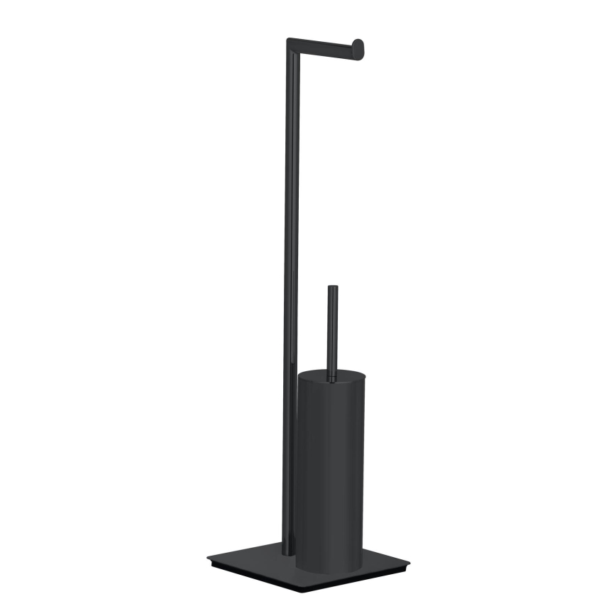 WENKO 71556800 - Conjunto para WC RECCO 20x71,5 cm, preto