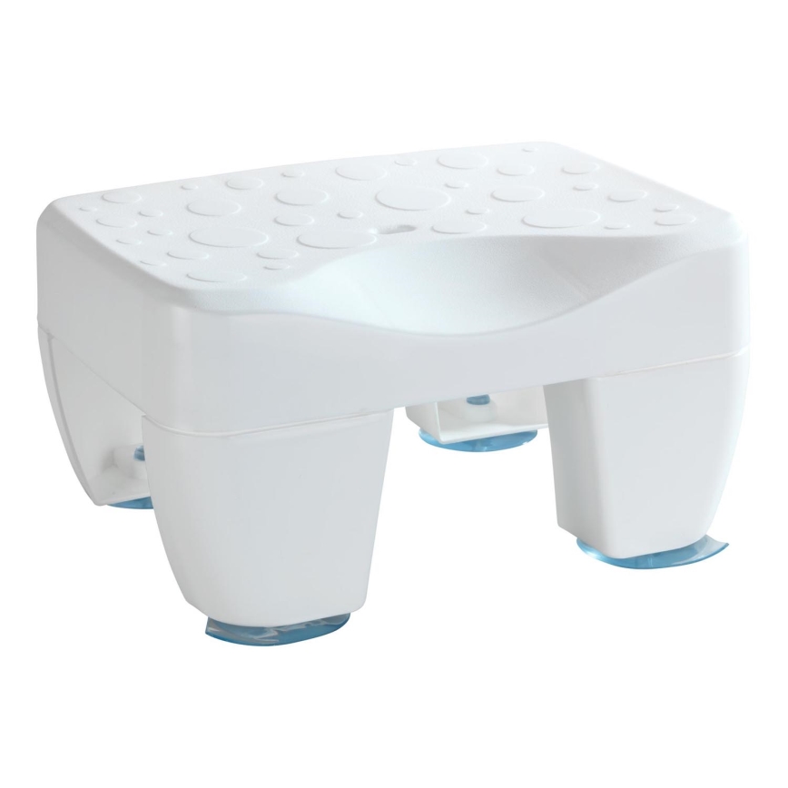 WENKO 73361100-Banco para banheira SECURA 40x31 cm branco/transparente