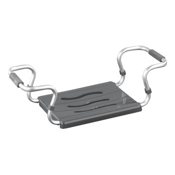 WENKO 73392500-Assento Segurança na casa de banho 26x18 cm prateado/antracite