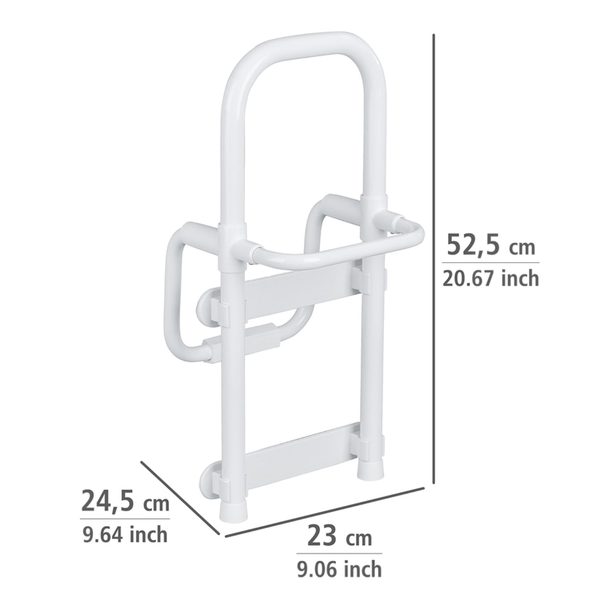 WENKO 8110100-Barra de apoio SECURA 23x52 cm branca